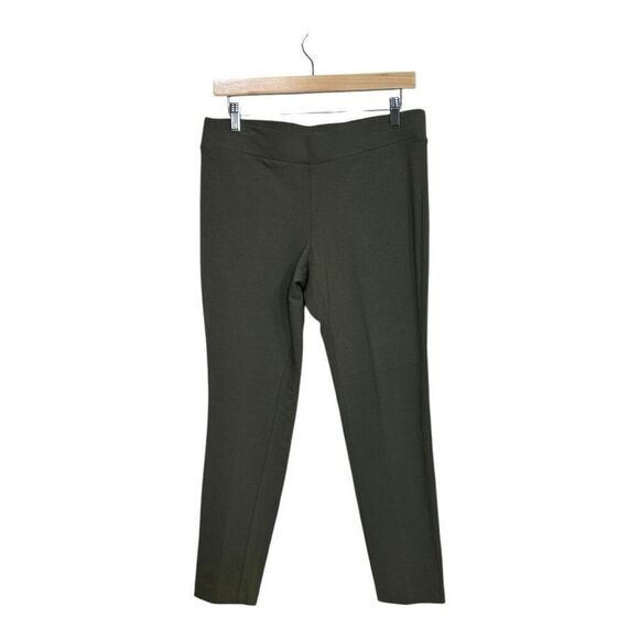 J. Jill Purejill Tapered Ankle Olive Green Pull On Pants Leggings Size small - Picture 1 of 8